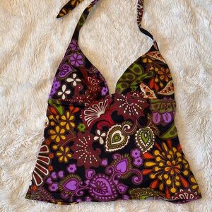 Victoria's Secret Vintage Y2K Multicolor Floral Swim Camisole